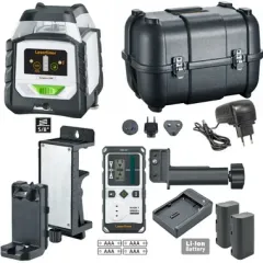 nivel digital láser verde robusto e híbrido horizontal de 360° Duraplane G360 sistema anti deriva y receptor portátil