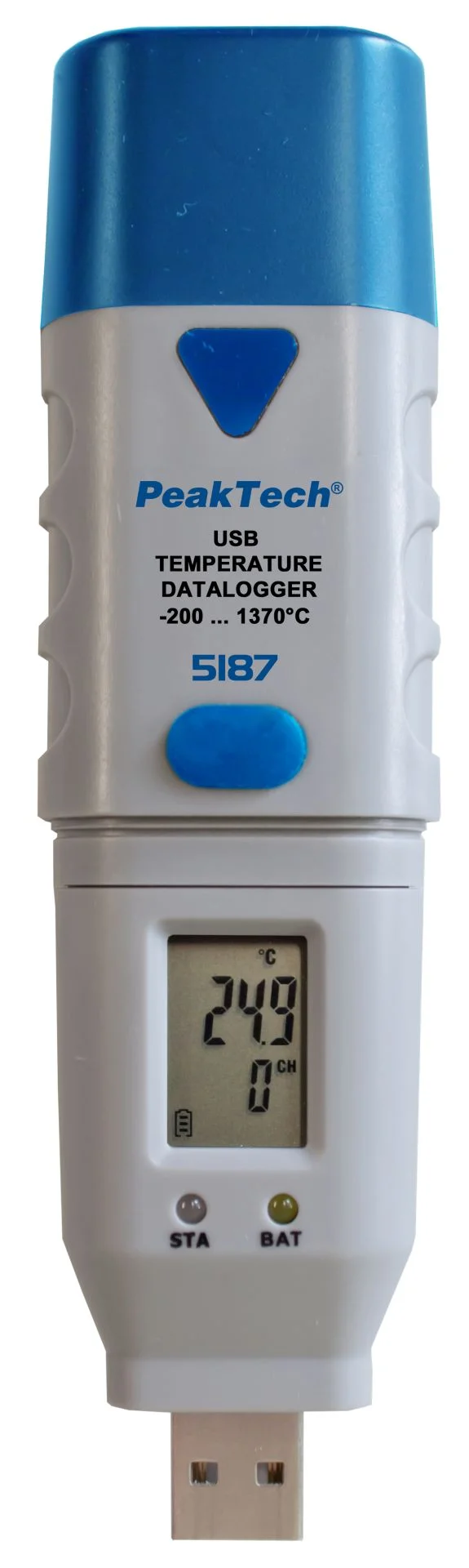 Datalogger marca PeakTech P 5187 (Datalogger de Temperatura Tipo K)